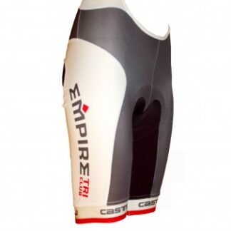 A close up of the side of a bike shorts
