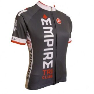 A black and white jersey with red lettering.