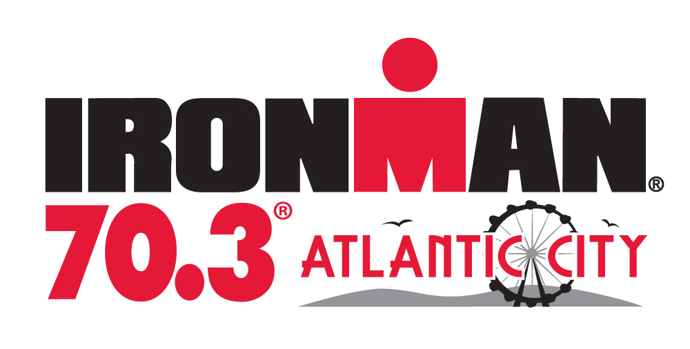 A logo for ironman atlantic 2 0 1 9