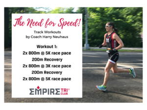 Runner participating in a triathlon workout session.