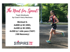 Runner with triathlon workout plan displayed.