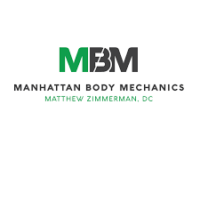 A logo of manhattan body mechanics