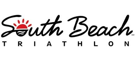 A logo of south beach triathlon