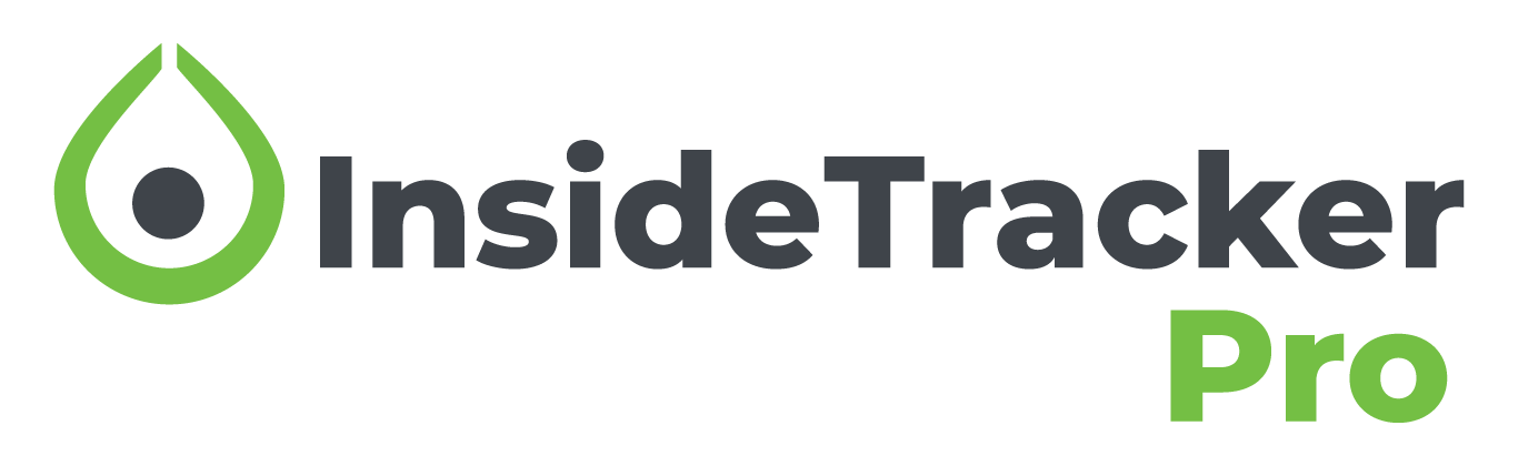 A black and white image of the inside track logo.