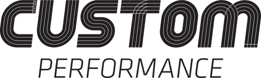 A black and white image of the stco performance logo.