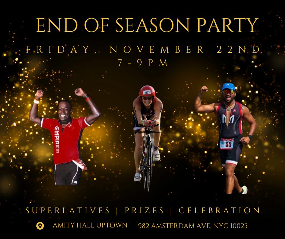 A poster of three people riding bikes and holding hands.